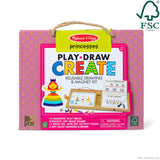 Natural Play: Play, Draw, Create Reusable Drawing & Magnet Kit – Princesses E5