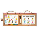 Natural Play: Play, Draw, Create Reusable Drawing & Magnet Kit – Princesses E5