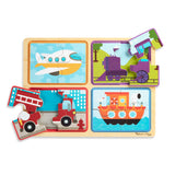 Natural Play Wooden Puzzle: Ready, Set, Go C1