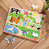 Old MacDonald's Farm Song Puzzle - 8 Pieces Z8