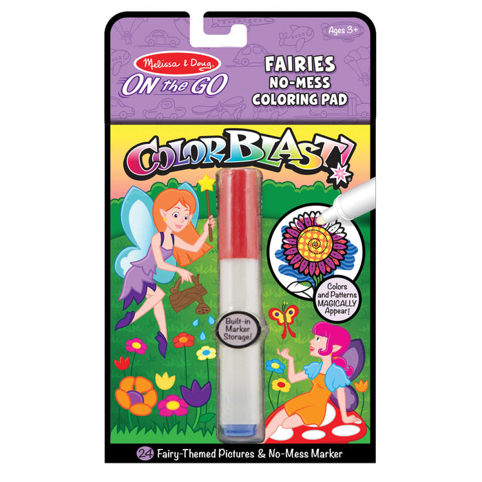 On the Go ColorBlast No-Mess Coloring Pad - Fairies V0