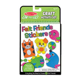 On-the-Go Felt Friends Stickers Craft Activity Set Z8