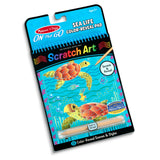 On the Go Scratch Art Color-Reveal Pad -  Sea Life W8
