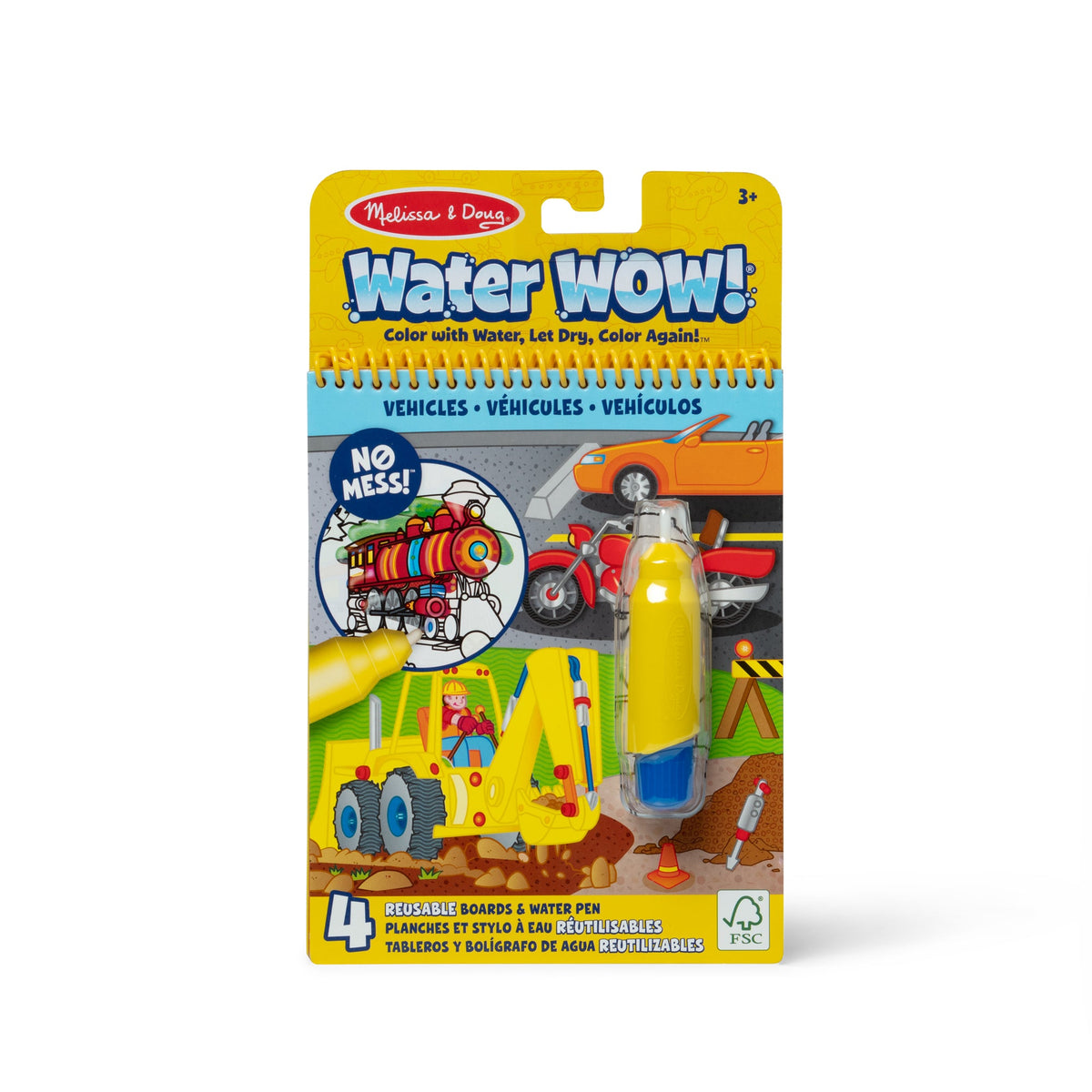 On the Go™ Water WOW!® Water Reveal Pad – Vehicles U1