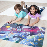 Outer Space Glow-in-the-Dark Floor Puzzle – 48 Pieces W3