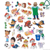 PAW Patrol Restickable Puffy Stickers - Adventure Bay V0