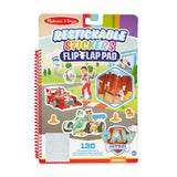 PAW Patrol Restickable Stickers Flip-Flap Pad - Classic Missions P5