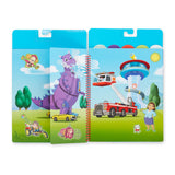 PAW Patrol Restickable Stickers Flip-Flap Pad - Ultimate Rescue Q9