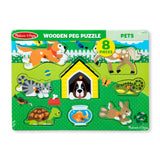 Pets Peg Puzzle - 8 Pieces H4