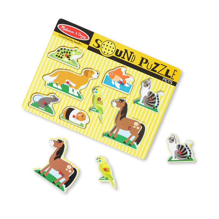 Pets Sound Puzzle - 8 Pieces J7