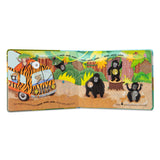 Poke-a-Dot: The Wheels on the Bus Wild Safari Board Book M2