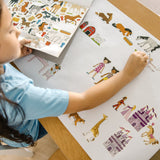 Princess, Fairy, Animals & More Coloring and Sticker Pad Bundle H8