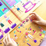 Puffy Sticker Activity Book - Day of Glamour B5