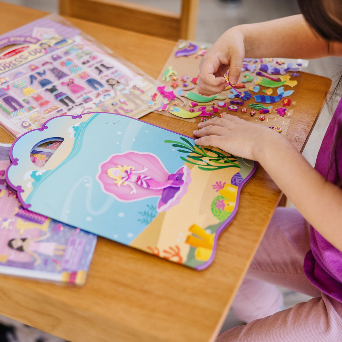Puffy Sticker Bundle - Dress-Up, Princess and Mermaid I6