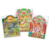 Puffy Sticker Play Set 3-Pack: On the Farm, Safari, Chipmunk House P0