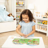 Puffy Sticker Play Set 3-Pack: On the Farm, Safari, Chipmunk House P0