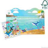 Puffy Sticker Play Set 3-Pack: Safari, Dinosaur, Ocean Z4