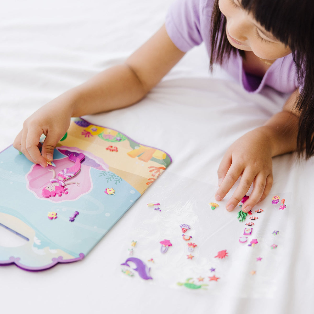 Puffy Sticker Play Set - Mermaid X4