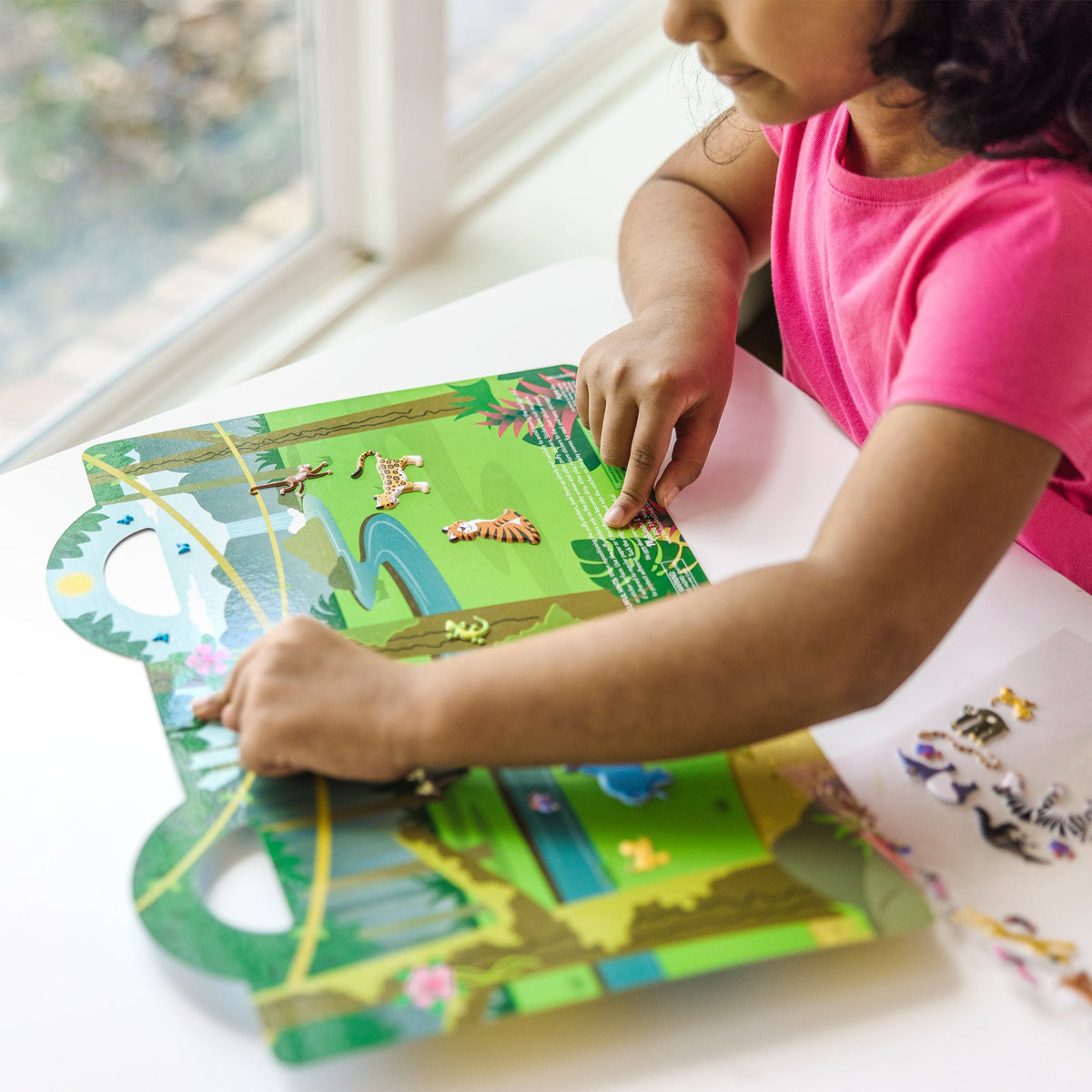 Puffy Sticker Play Set - Safari K3