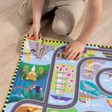 Race Around the World Tracks Floor Puzzle - 48 Pieces P7