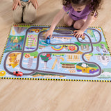 Race Around the World Tracks Floor Puzzle - 48 Pieces P7