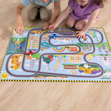 Race Around the World Tracks Floor Puzzle - 48 Pieces P7
