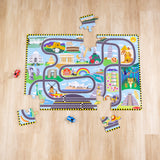Race Around the World Tracks Floor Puzzle - 48 Pieces P7