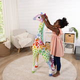 Rainbow Giraffe Lifelike Plush V4