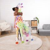 Rainbow Giraffe Lifelike Plush V4