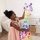 Rainbow Giraffe Lifelike Plush V4