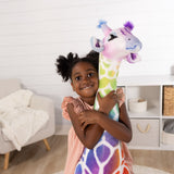 Rainbow Giraffe Lifelike Plush V4