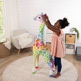Rainbow Giraffe Lifelike Plush V4