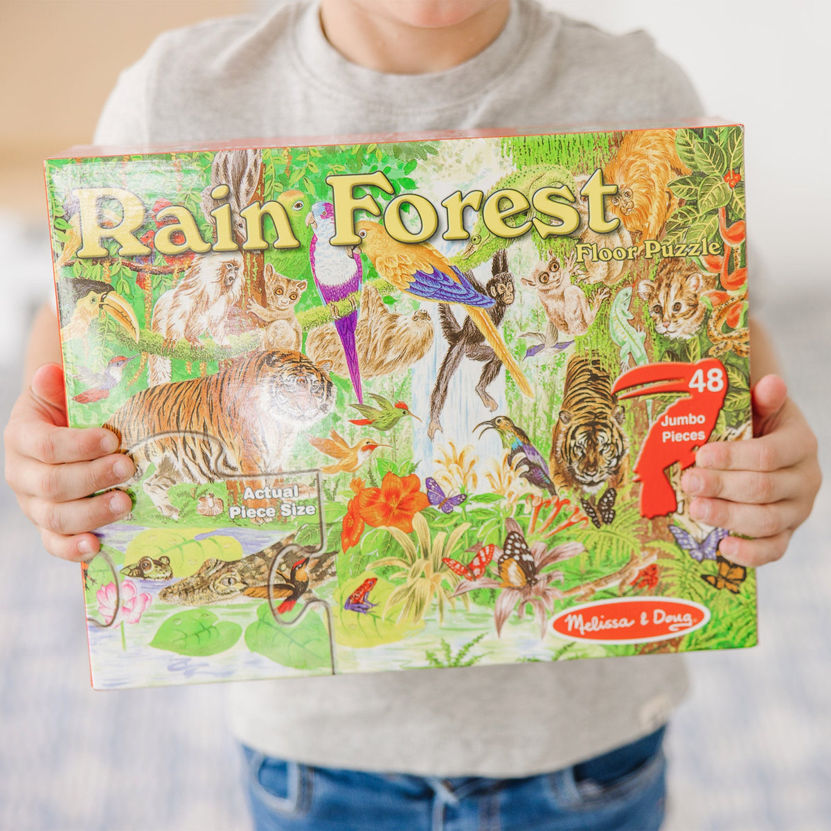 Rainforest Floor Puzzle - 48 Pieces A4
