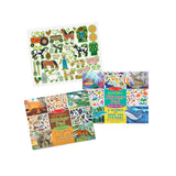 Reusable Sticker Pad 3-Pack: Jungle, Farm, Under the Sea W8