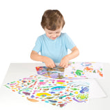 Reusable Sticker Pad 3-Pack: Jungle, Farm, Under the Sea W8