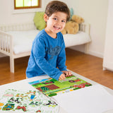 Reusable Sticker Pad 3-Pack: Vehicles, Habitats, Prehistoric D3