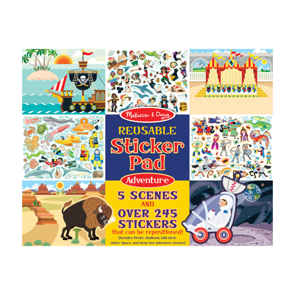 Reusable Sticker Pad - Adventure Pad Y7