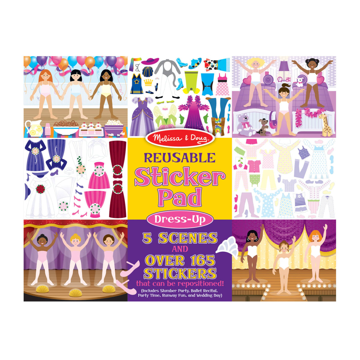 Reusable Sticker Pad - Dress-Up Y8