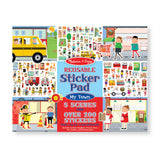 Reusable Sticker Pad - My Town Z8