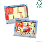 Reusable Sticker Pad - My Town Z8