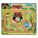 Round the Rails Train Rug D0