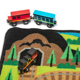 Round the Rails Train Rug D0