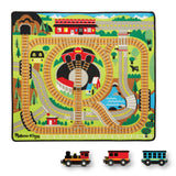 Round the Rails Train Rug O8