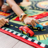 Round the Speedway Race Track Rug & Car Set N4