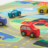 Round the Town Road Rug & Car Set O7
