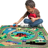 Round the Town Road Rug & Car Set O7