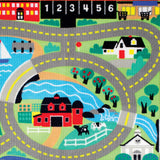 Round the Town Road Rug & Car Set O7