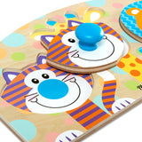 Safari Jumbo Peg Puzzle - 3 Pieces Q2