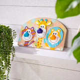 Safari Jumbo Peg Puzzle - 3 Pieces Q2