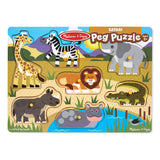 Safari Peg Puzzle - 7 Pieces E8